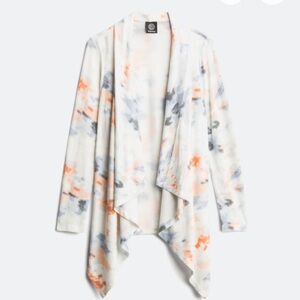 Women's Multicolor Open Front Cardigan